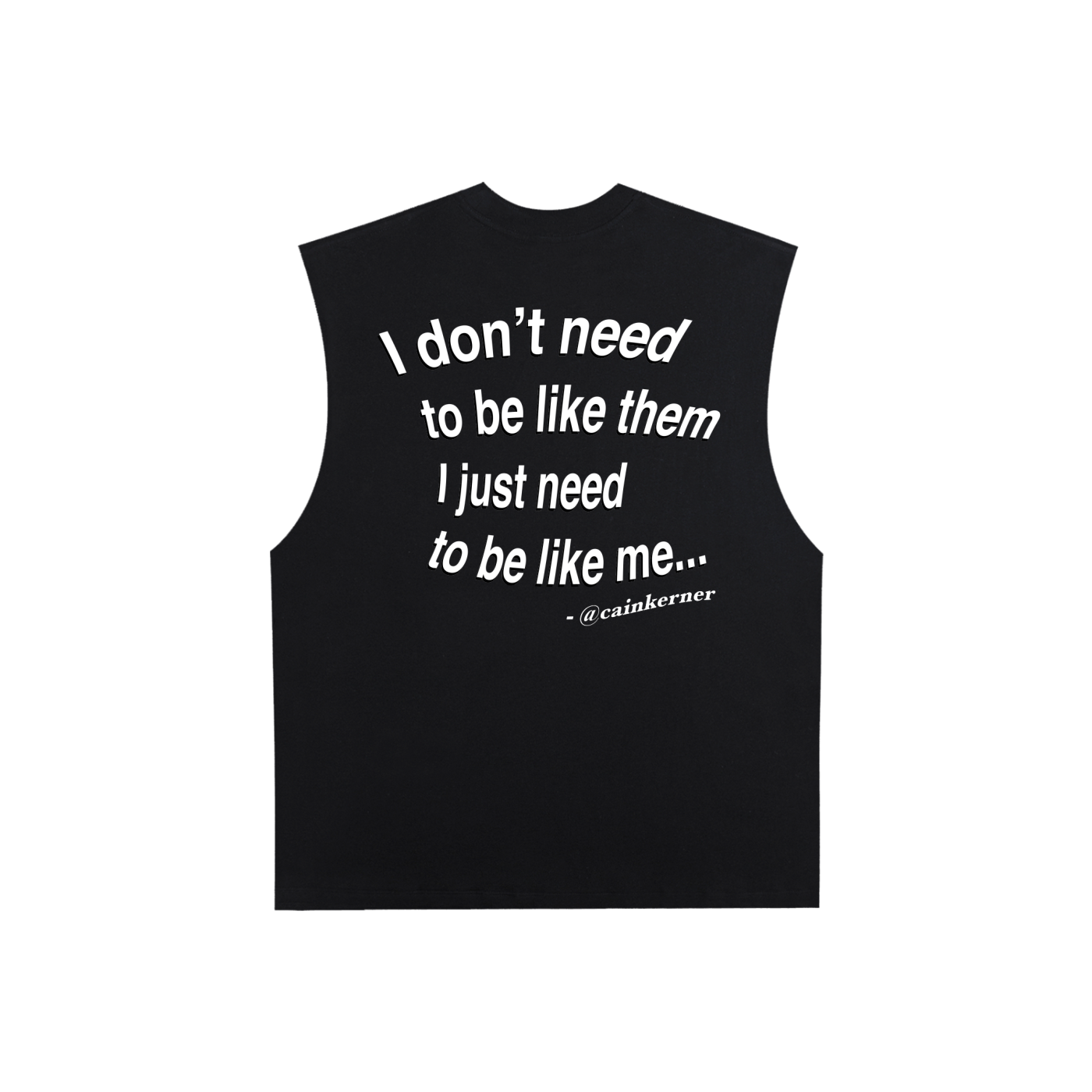 "Fruit For Thought" Cut-Off Tank (Black)