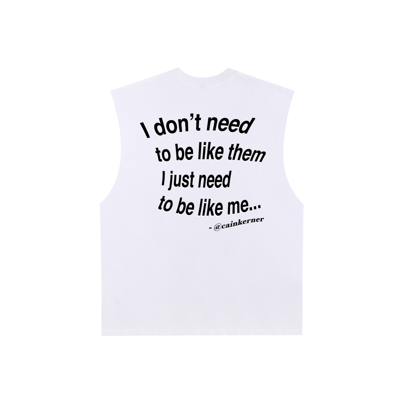 "Fruit For Thought" Cut-Off Tank (White)