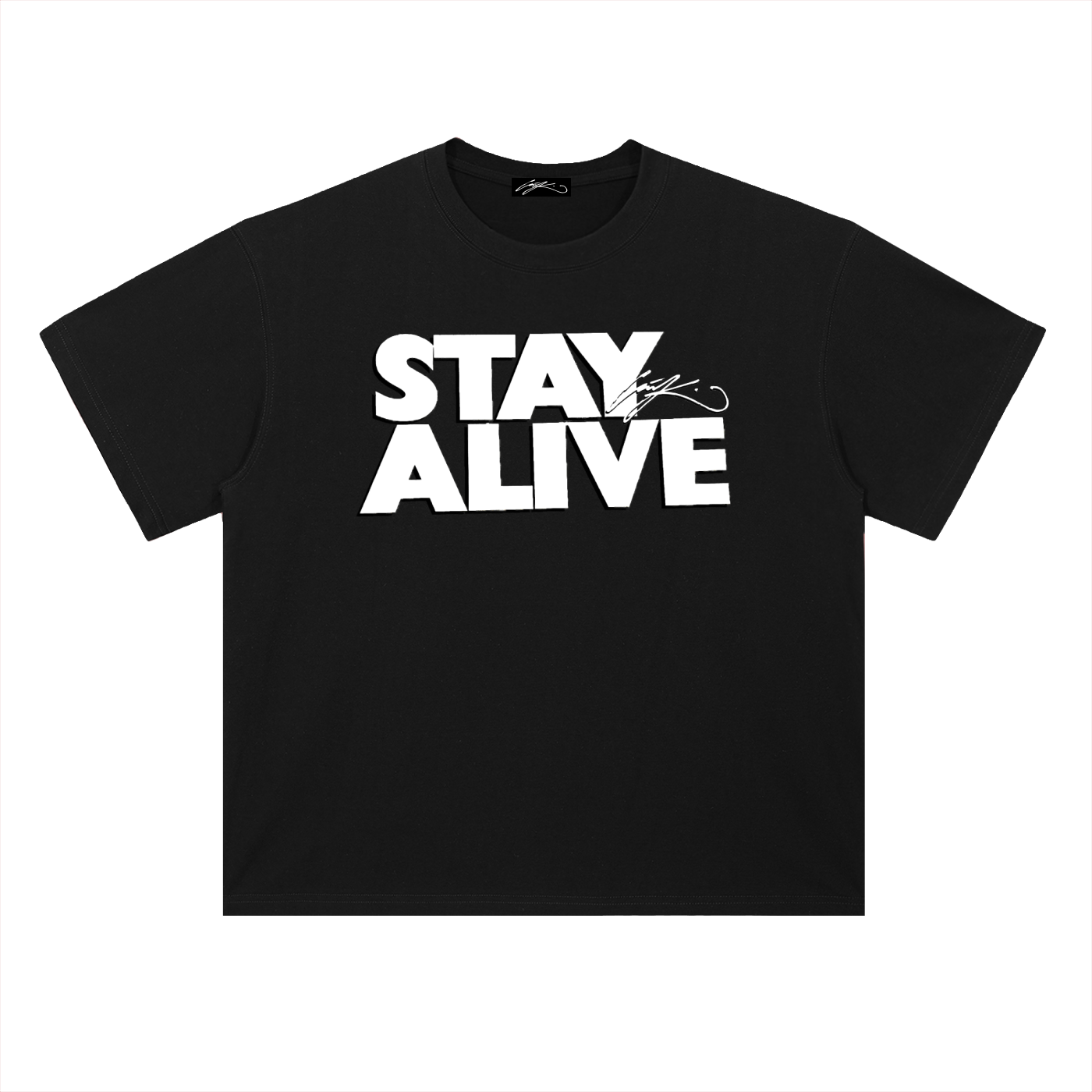 "STAY ALIVE" Tee (Black)