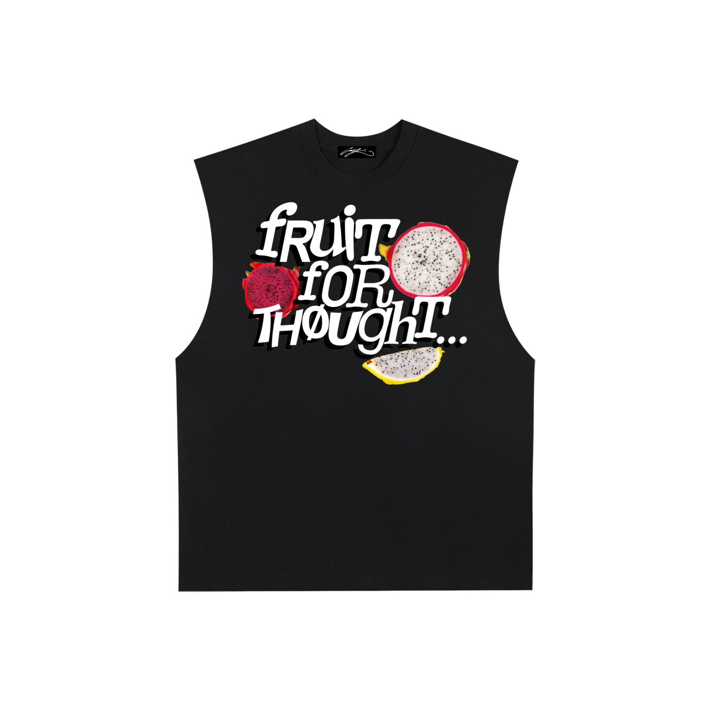 "Fruit For Thought" Cut-Off Tank (Black)