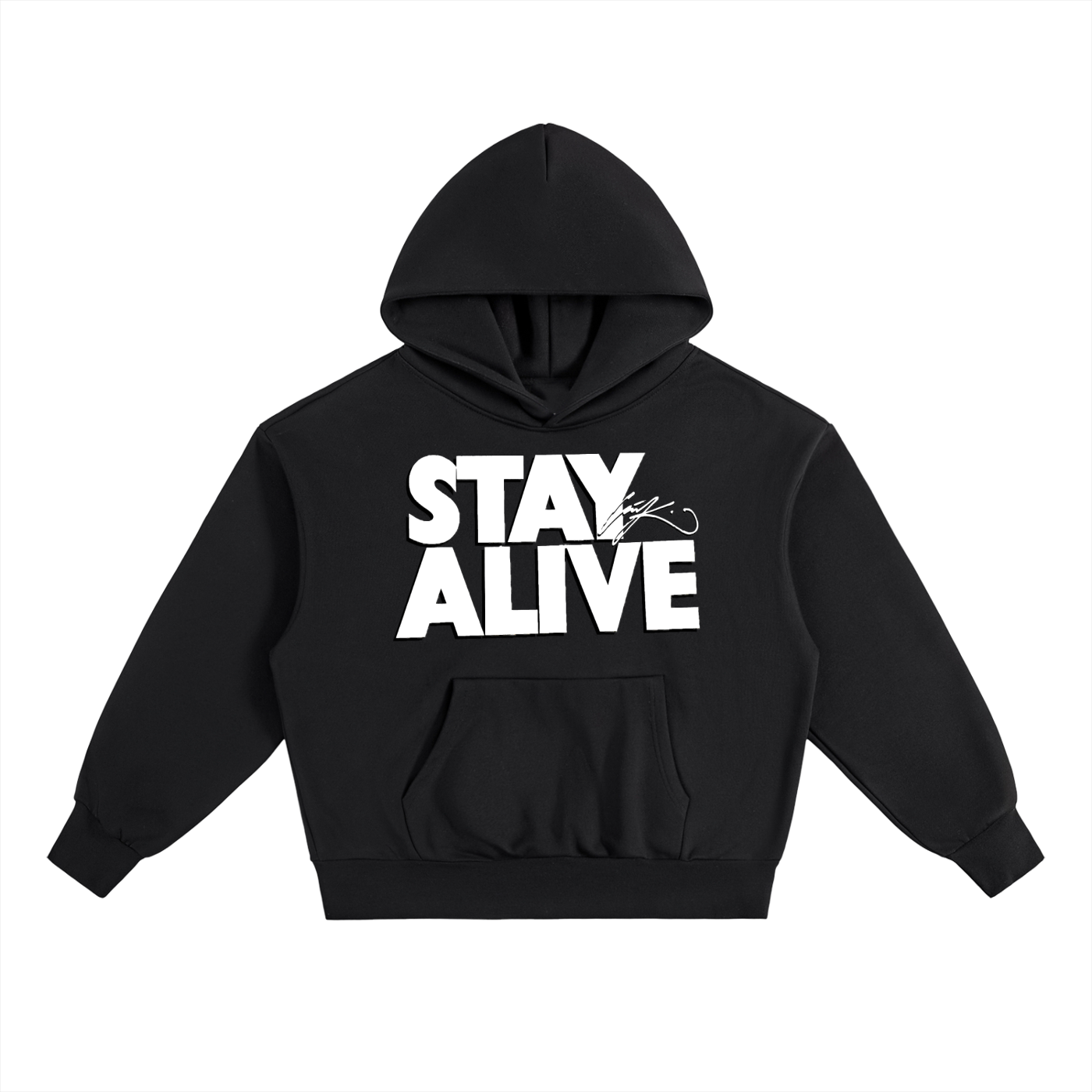 "STAY ALIVE" Hoodie (Black)