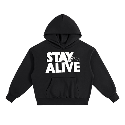 "STAY ALIVE" Hoodie (Black)