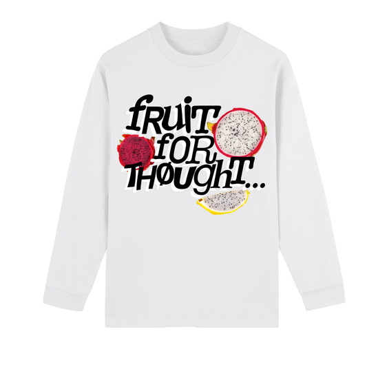 “Fruit For Thought” Longsleeve (White)